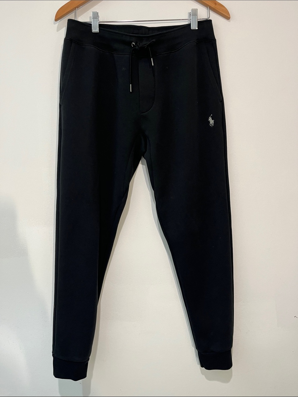 Polo by Ralph Lauren Black Drawstring Jogger Sweatpants